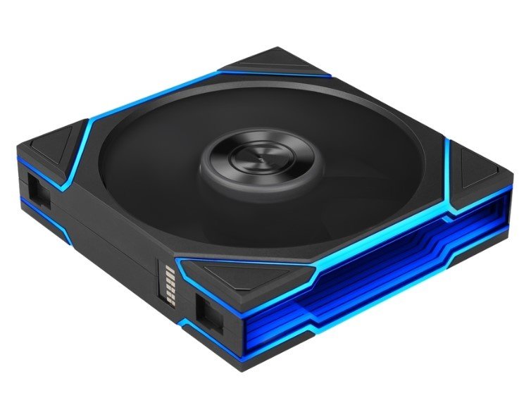 Вентилятор Lian Li Uni Fan TL Flex 120 Reverse Blade / 12RTL1F1B Black (G9F.12RTL1F1B.R0) / 120x124x28мм (PWM, ARGB, 2300 об/мин (Max.), 34dBa)
