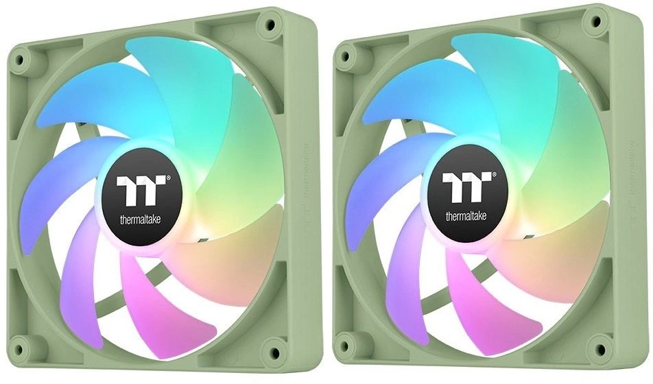 Вентилятор Thermaltake CT120 Sync Matcha ARGB зеленый (CL-F202-PL12MG-A) 4-pin 25.8dB Ret