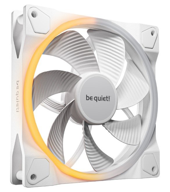 Вентилятор реверсный be quiet! Light Wings 140mm PWM Reverse (BL135) белый