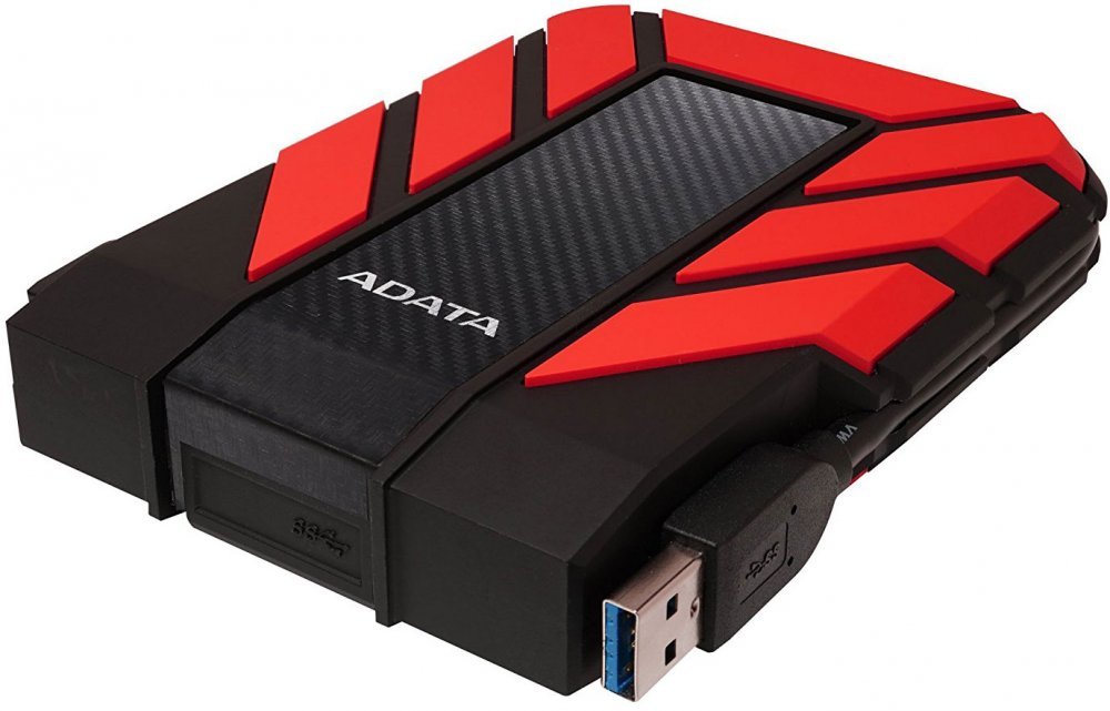 Жесткий диск A-Data USB 3.0 2Tb AHD710P-2TU31-CRD HD710Pro DashDrive Durable 2.5" черный/красный