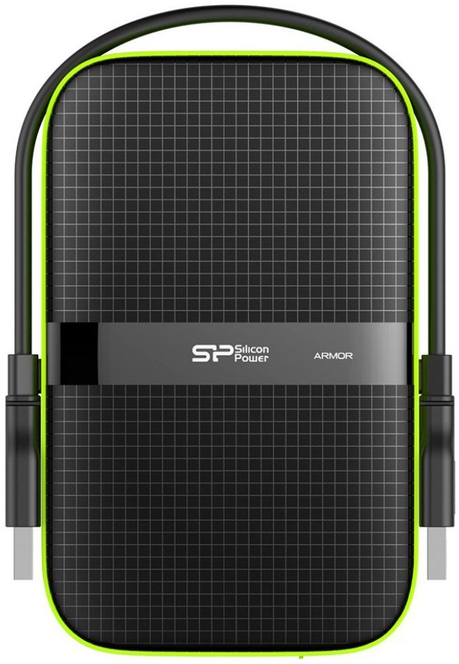 Внешний HDD Silicon Power SP020TBPHDA60S3K USB 3.0 2Tb A60 SP020TBPHDA60S3K Armor 2.5" черный