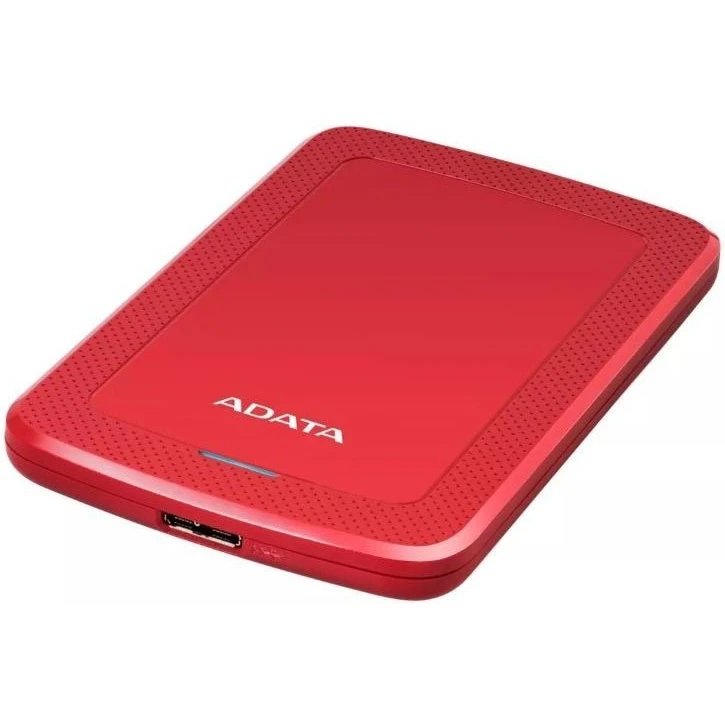 HDD ext 2.5" 1.0TB USB3.1 ADATA Slim HV300, красный, 10.3 mm (AHV300-1TU31-CRD)