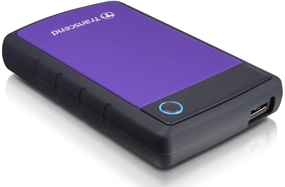 Внешний HDD Transcend USB 3.0 4Tb TS4TSJ25H3P StoreJet 25H3 (5400rpm) 2.5" фиолетовый