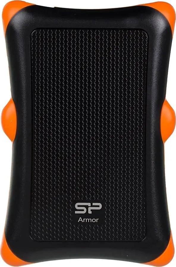 HDD ext 2.5" 1.0TB USB3.0 Silicon Power Armor A30, ударопрочный, чёрный/оранжевый (SP010TBPHDA30S3K)