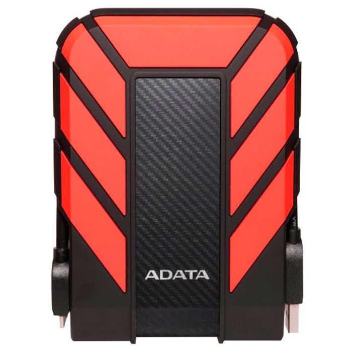 HDD ext 2.5" 1.0TB USB3.1 ADATA DashDrive Durable HD710 Pro, прорезиненный, черный/красный (AHD710P-1TU31-CRD) Waterproof/Dustproof/Shockproof, военный стандарт MIL-STD-810G 516.6