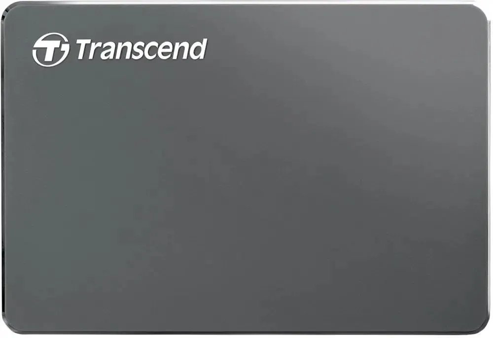 HDD ext 2.5" 1.0TB USB3.0 Transcend StoreJet 25C3, алюминий, серый (TS1TSJ25C3N)