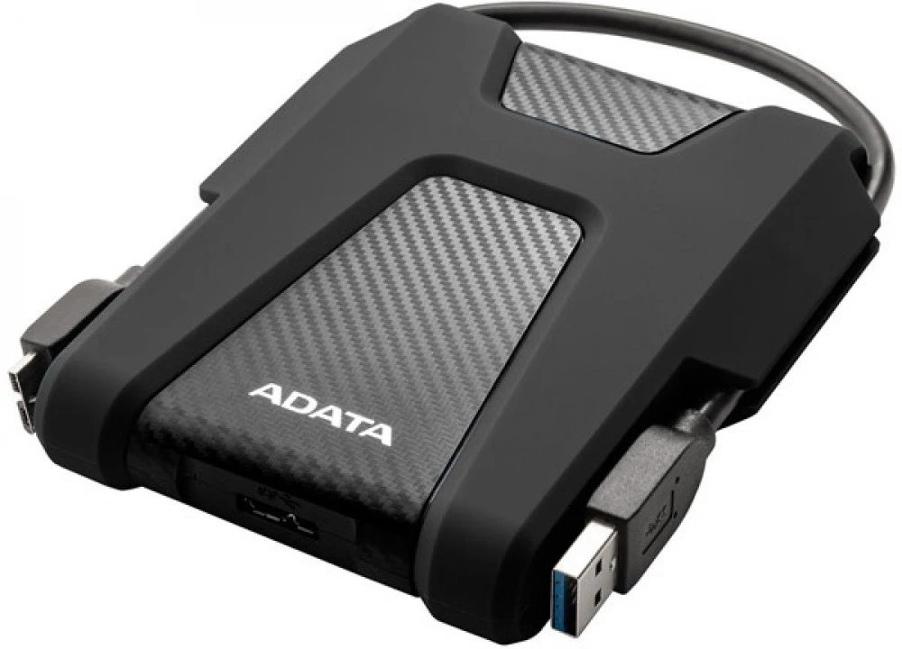 Внешний HDD ADATA HD680 (AHD680-2TU31-CBK) 2.5" 2.0Tb USB 3.1, черный, MIL-STD-810G 516.6