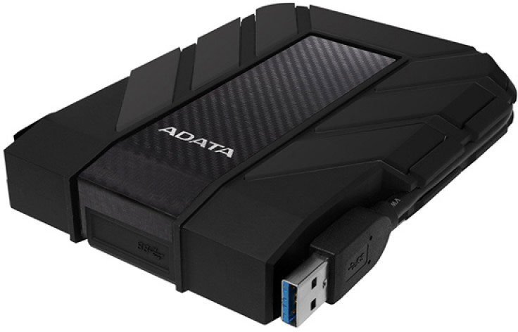 HDD ext 2.5" 1.0TB USB3.1 ADATA DashDrive Durable HD710 Pro, прорезиненный, черный (AHD710P-1TU31-CBK) Waterproof/Dustproof/Shockproof, военный стандарт MIL-STD-810G 516.6