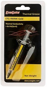 Термопаста Exegate EX282343RUS ETG-9WMK Gold, шприц с лопаткой, 4г