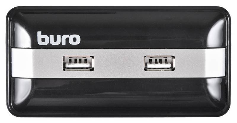 Разветвитель USB 2.0 Buro BU-HUB7-U2.0 7порт. черный