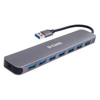 Разветвитель USB-C Digma HUB-7U3.0-UC-G 7порт. серый