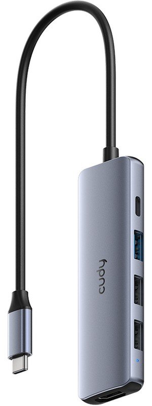 Концентратор Cudy UH405 USB-C 5 в 1 с портом HDMI (4K)