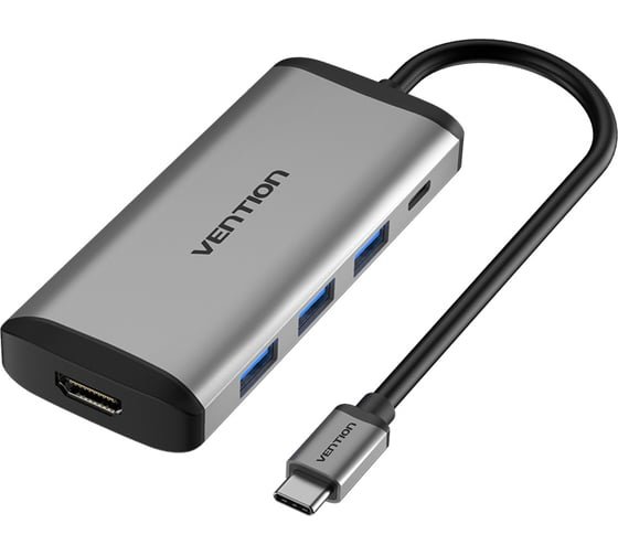 Мультифункциональный хаб Vention CNBHB USB Type C 5 в 1
