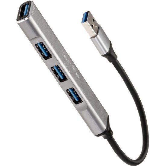 USB-концентратор TELECOM TA308U USB 3.0--USB 3.0+3*USB 2.0, Aluminum Shell, 0.2м (1/100)