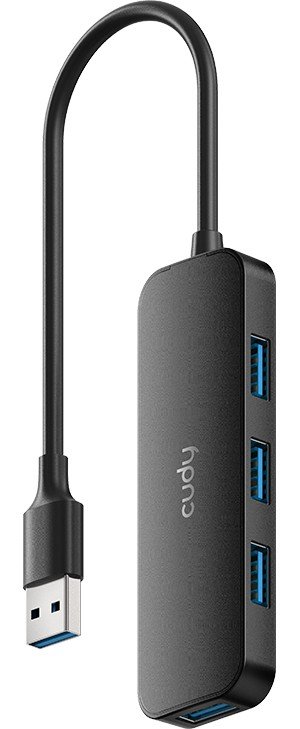 Концентратор Cudy UH40A с 4 портами USB-A 3.0