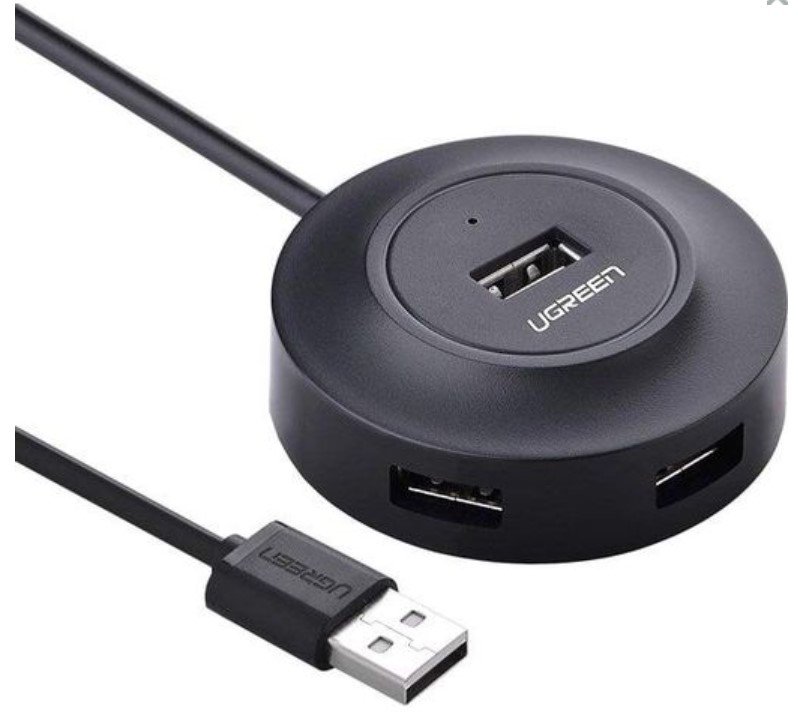 USB Hub Ugreen CR106 (20277) черный