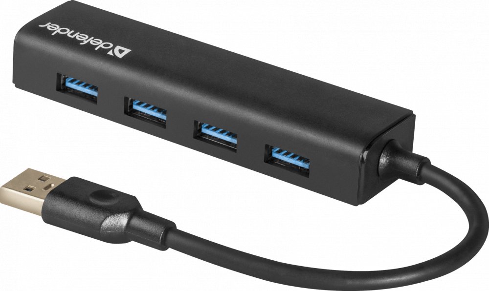 USB-HUB DEFENDER Quadro Express (83204) USB3 4 Port