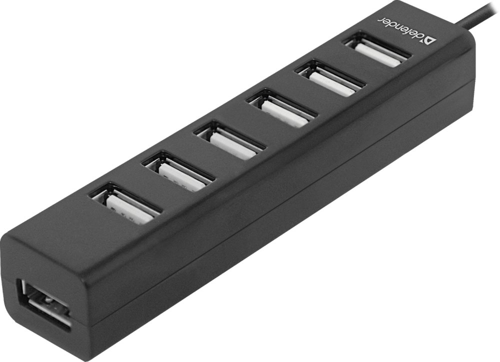 USB-HUB DEFENDER Quadro Swift (83203) USB2 7 Port
