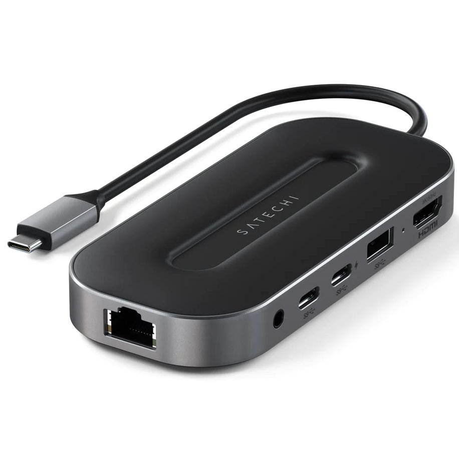 USB-hub Satechi USB4 Multiport Adapter with 2.5G Ethernet ST-U4MGEM Space Gray