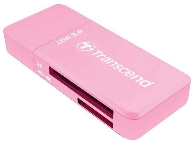 Кардридер Transcend (TS-RDF5R) All in1 Multi Card Reader, Pink