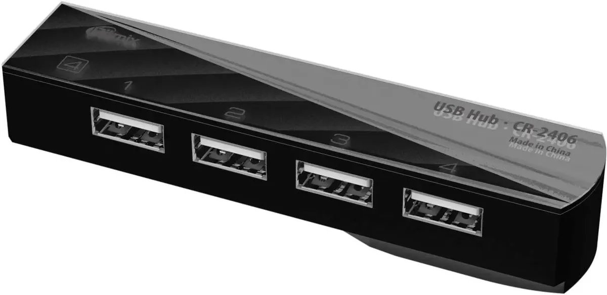 USB-концентратор RITMIX CR-2406 black