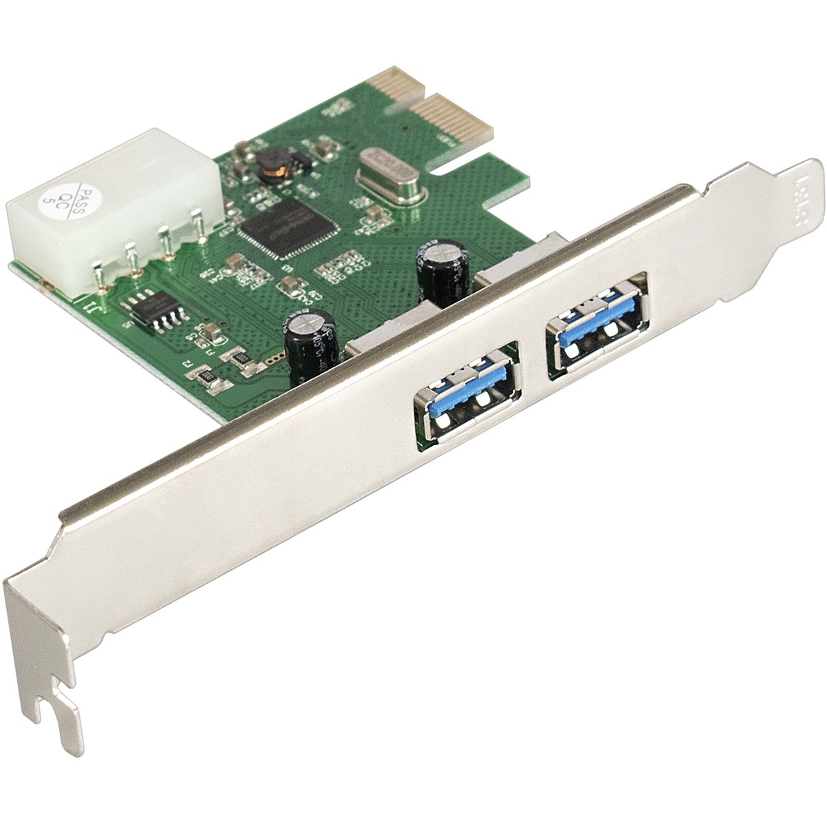 Контроллер Exegate EXE-319 EX283718RUS PCI-E 2.0, 2*USB3.0 ext, разъем доп.питания (OEM)