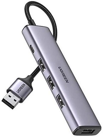 USB Hub Ugreen CM473 (20805) серый космос