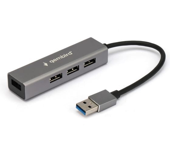 Концентратор Gembird UHB-C464 (20801) USB 3.0 4 порта кабель 17см