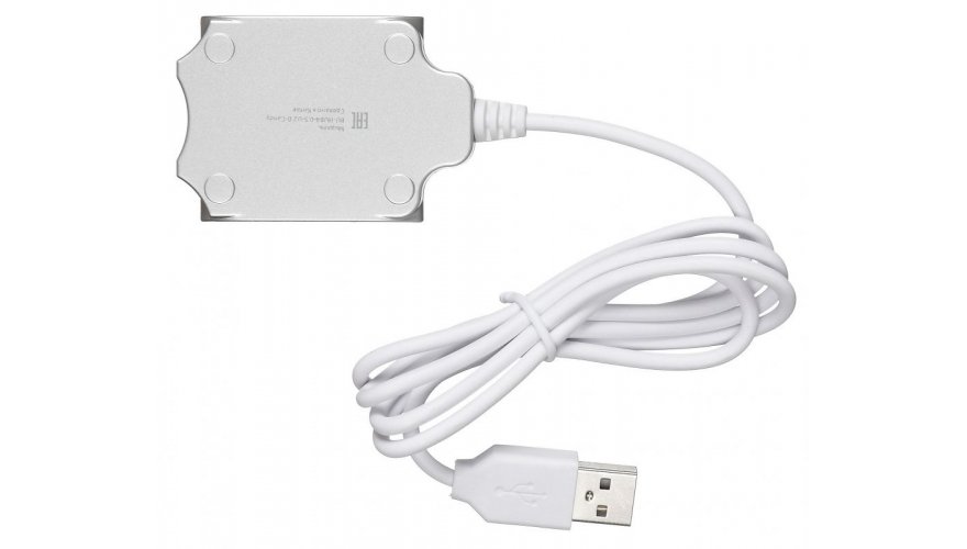 Разветвитель USB 2.0 Buro BU-HUB4-0.5-U2.0-Candy 4порт. серебристый