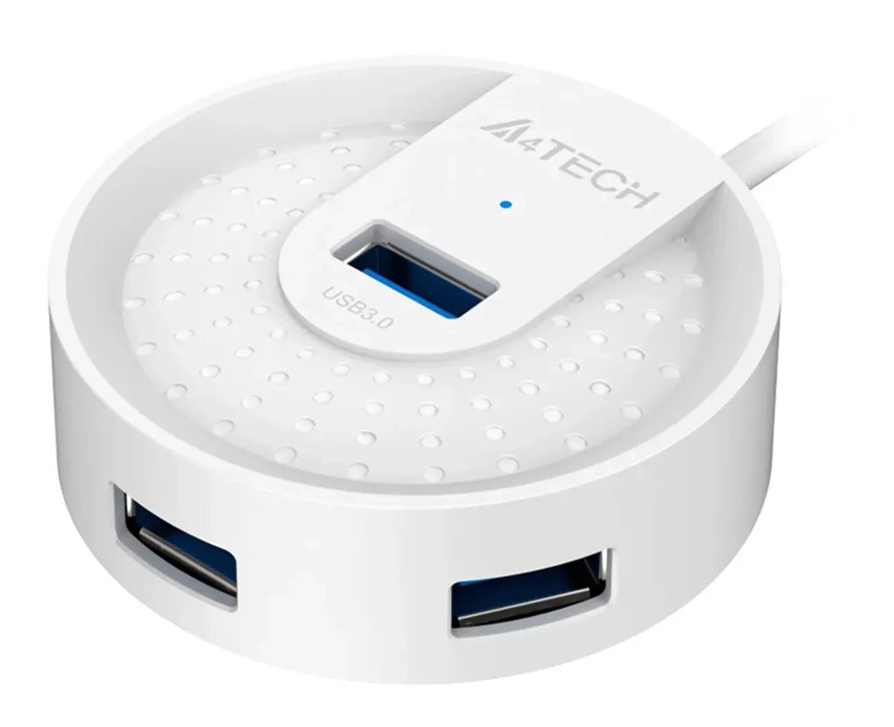 USB-hub A4TECH HUB-30 белый