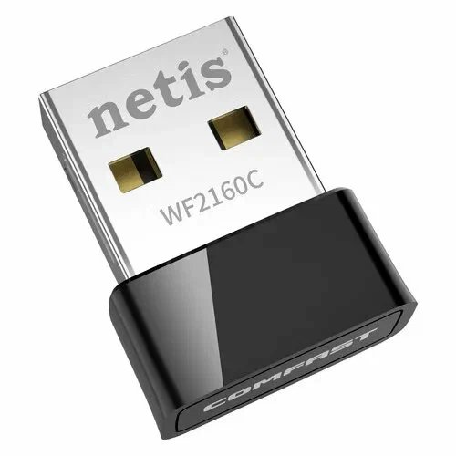 Wi-Fi адаптер NETIS WF2160C с поддержкой Wi-Fi AC650(1/200)