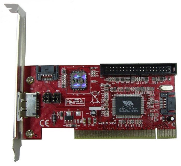 Контроллер * PCI SATA/IDE (3+1)port + RAID VIA6421 bulk