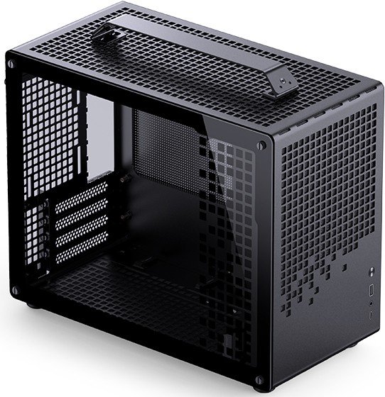 Корпус JONSBO Jonsplus Z20 Black без БП, боковая панель из закаленного стекла, mini-ITX, micro-ATX, черный