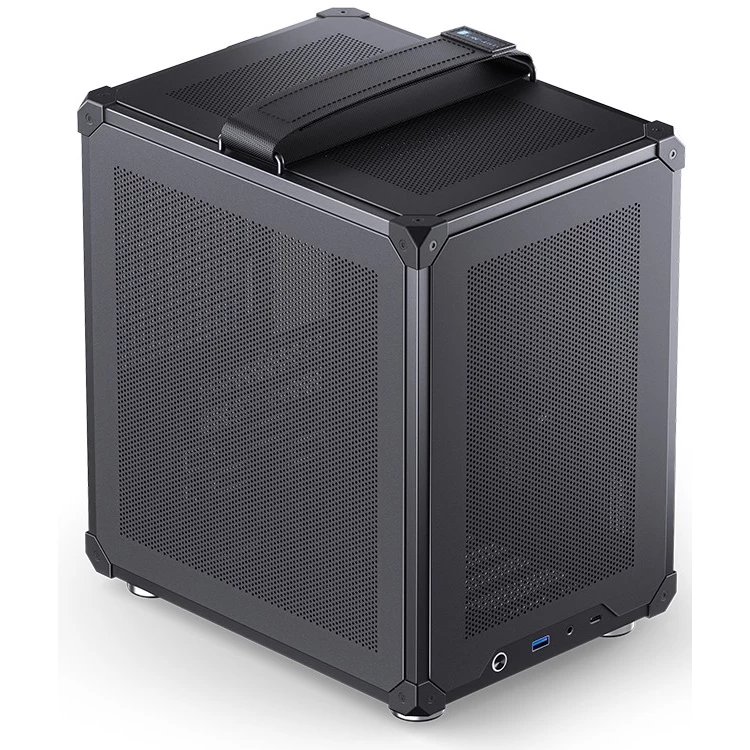 Корпус JONSBO C6-ITX Black без БП, mini-ITX, черный