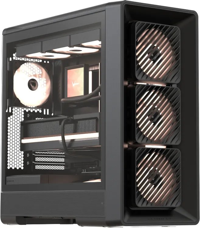 Корпус Formula Air Power G10 (air power g10 black), ATX, Midi-Tower, без БП, черный