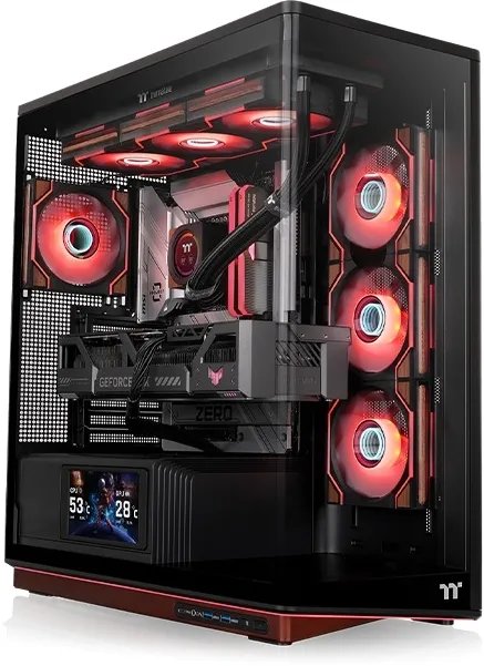 Корпус Thermaltake Stage 500 TG ARGB (ca-12a-00m1wn-00), ATX, Midi-Tower, без БП, черный