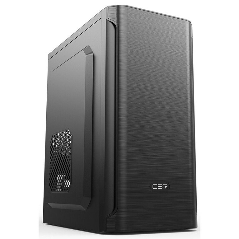 Корпус CBR PCC-MATX-MX10-400W2 mATX Minitower MX10, c БП PSU-ATX400-08EC (400W/80mm), 2*USB 2.0, HD Audio+Mic, Black