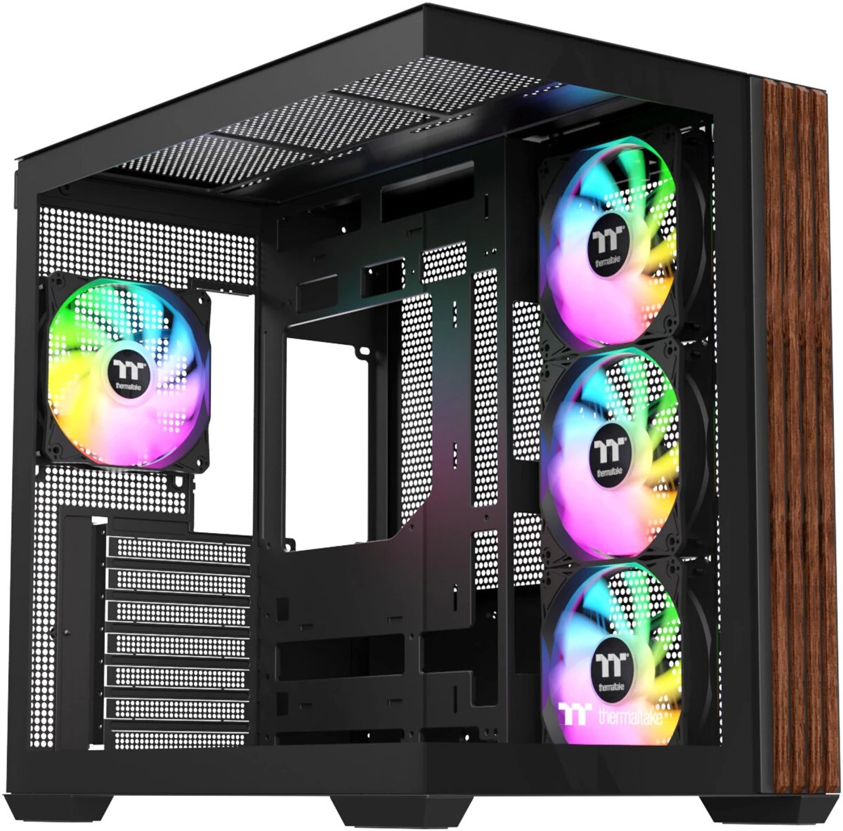 Корпус Thermaltake View 380 WS (ca-1z2-00m1wn-ws), ATX, Midi-Tower, без БП, черный