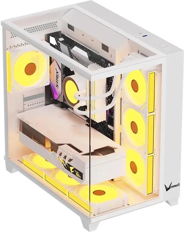 Корпус Formula Crystal Z9 (crystal z9 w), Midi-Tower, ATX, без БП, белый