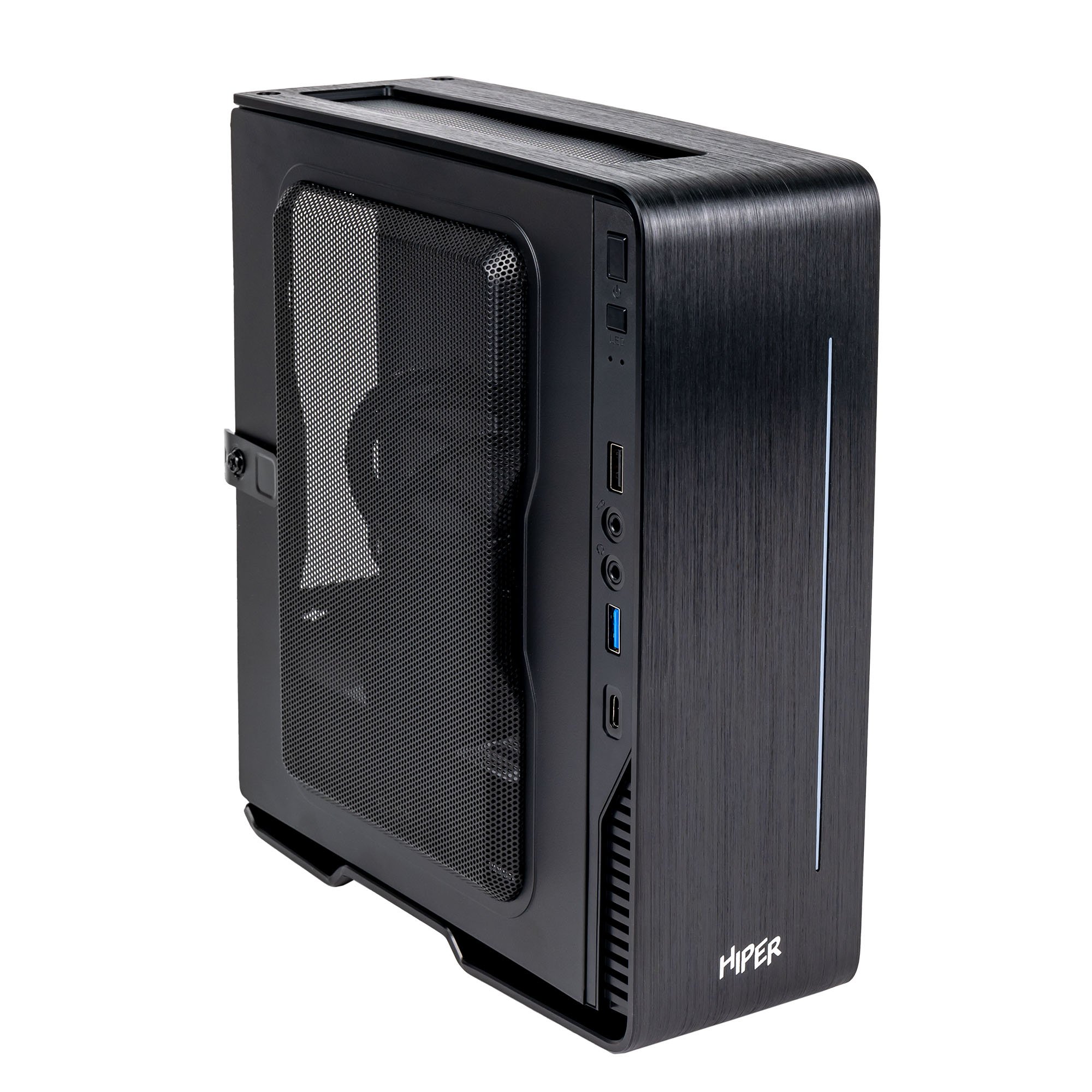 Корпус Hiper Vi7B (VI7B HPU-200PF) черный 180W miniITX 1x92mm 2xUSB2.0 1xUSB3.0 audio bott PSU