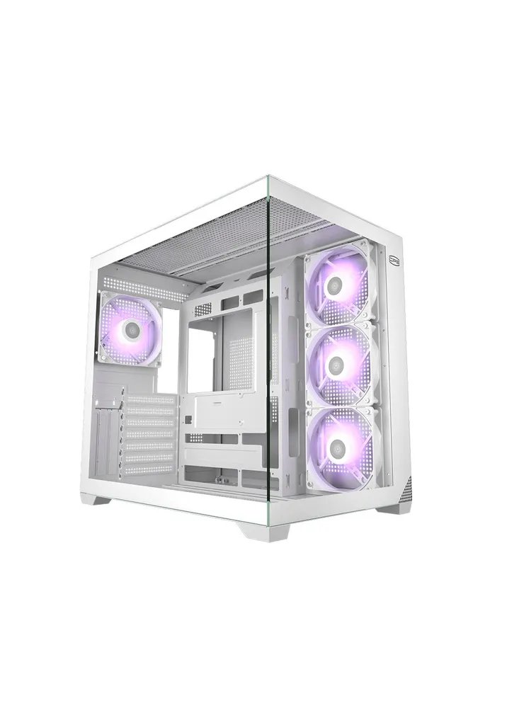 Корпус PcCooler C3T700 ARGB WH, без БП Midi-Tower, TG, 4x120mm 1xUSB-A 3.0 + 2.0 1xUSB-C, ATX, mITX White