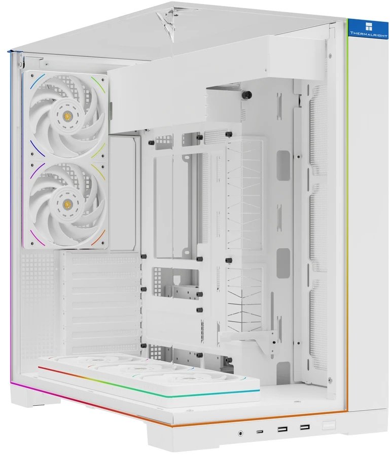 Корпус Thermalright TR-A70 ARGB White FanUB (TRA70AFUBW) / TG / TL-UB36RW+TL-UB24W PWM Fans / USB Type-C / ATX