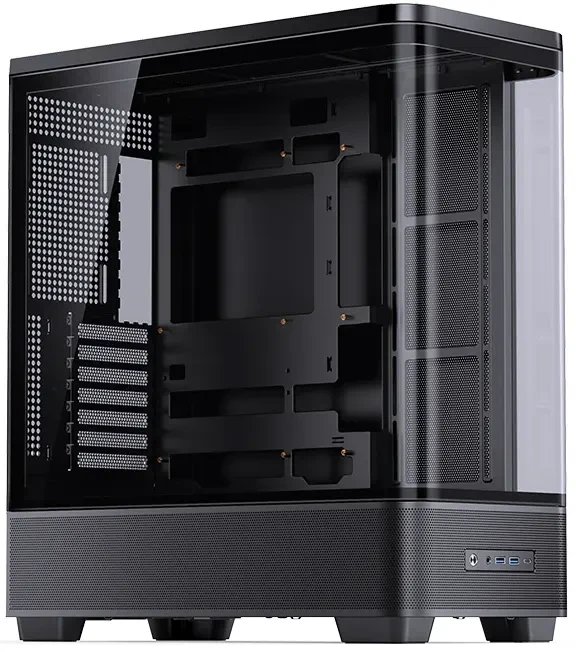 Корпус JONSBO TK-5 Black, TG (aquarium), mini-ITX, mATX, ATX, черный