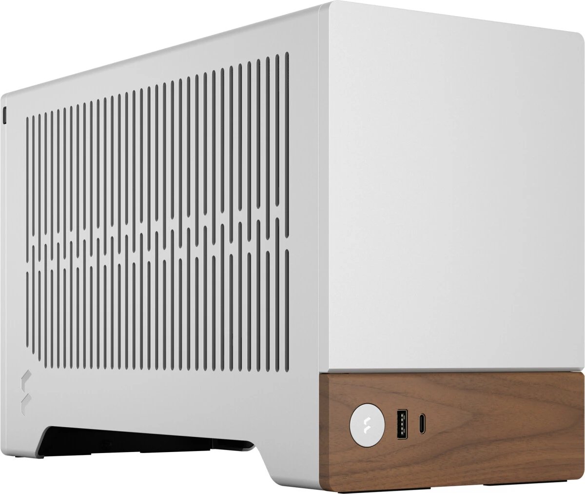 Корпус Fractal Design Terra (FD-C-TER1N-02) без БП, Mini-Tower, no fans, 1xUSB-A 3.0 + 1xUSB 3.2 Type-C, SFX PSU Support, mITX Silver