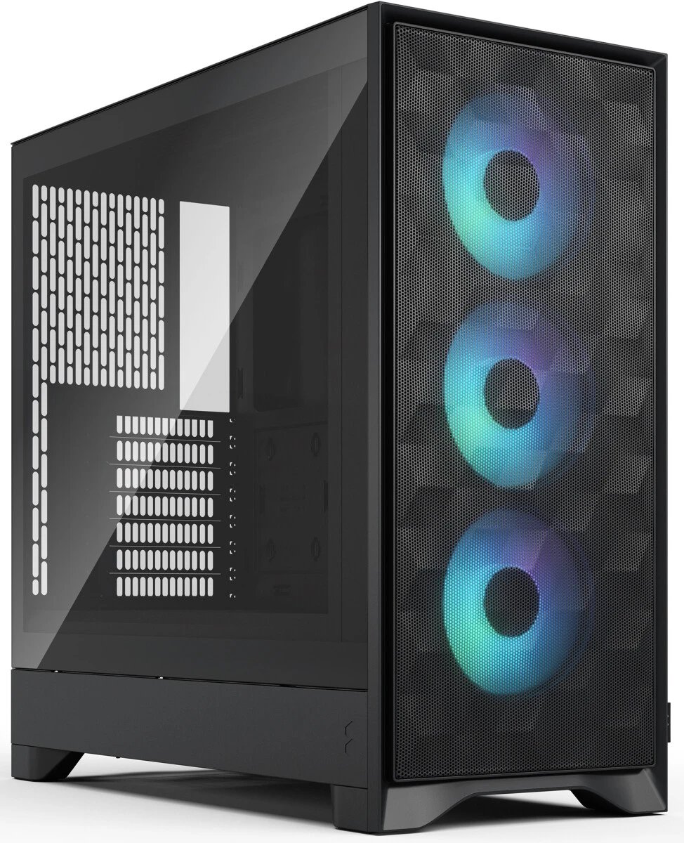 Корпус Fractal Design Pop 2 Air TG RGB Black (FD-C-POA2A-03) без БП, Midi-Tower, 3x120mm, 1xUSB-C + 3.2 ATX, mITX