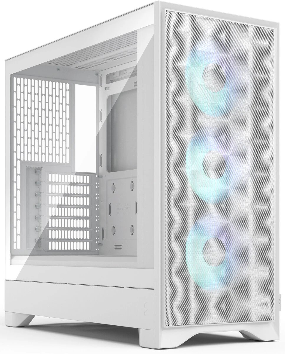 Корпус Fractal Design Pop 2 Air TG RGB White (FD-C-POA2A-04) без БП, Midi-Tower, 3x120mm, 1xUSB-C + 3.2 ATX, mITX