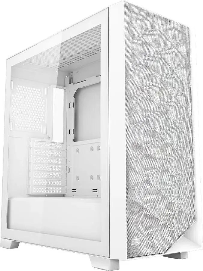 Корпус PCCOOLER C3D510 WH (C3D510-WHP0-GL), ATX, без БП, белый