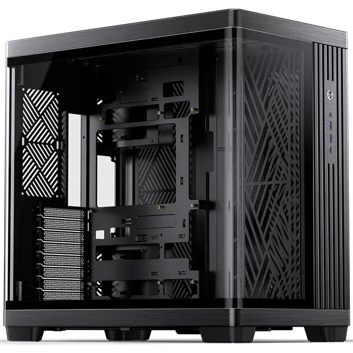 Корпус JONSBO TK-4 Black, TG (aquarium), mini-ITX, mATX, ATX, черный