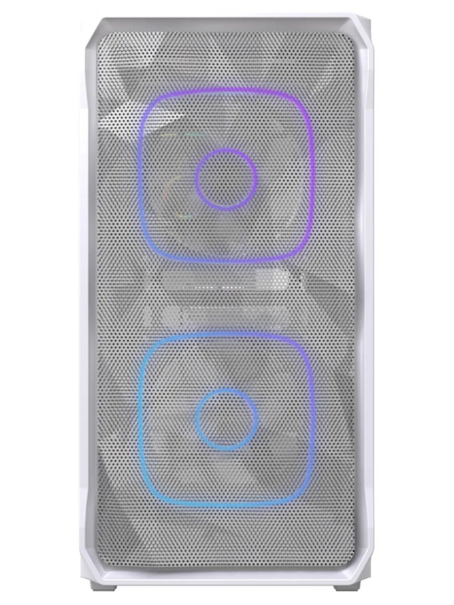 Корпус Powercase Mistral SM06 ARGB (CMMSM06W-A3), Tempered Glass, 3x120mm ARGB PWM fans, белый, mATX