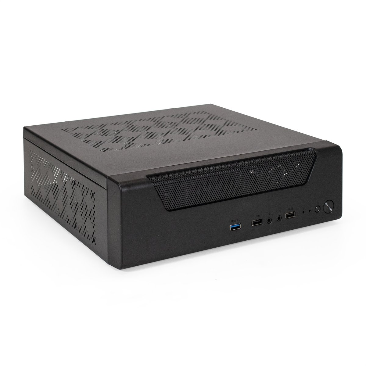 Корпус ExeGate FL-102-TPS300 EX294019RUS Desktop (mini-ITX, БП TPS300 с вент. 8см, 2*USB + 1*USB3.0, аудио, черный)